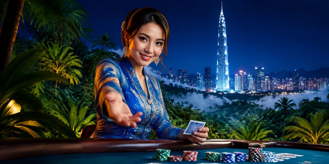Pemain Poker dalam permainan di Kuala Lumpur